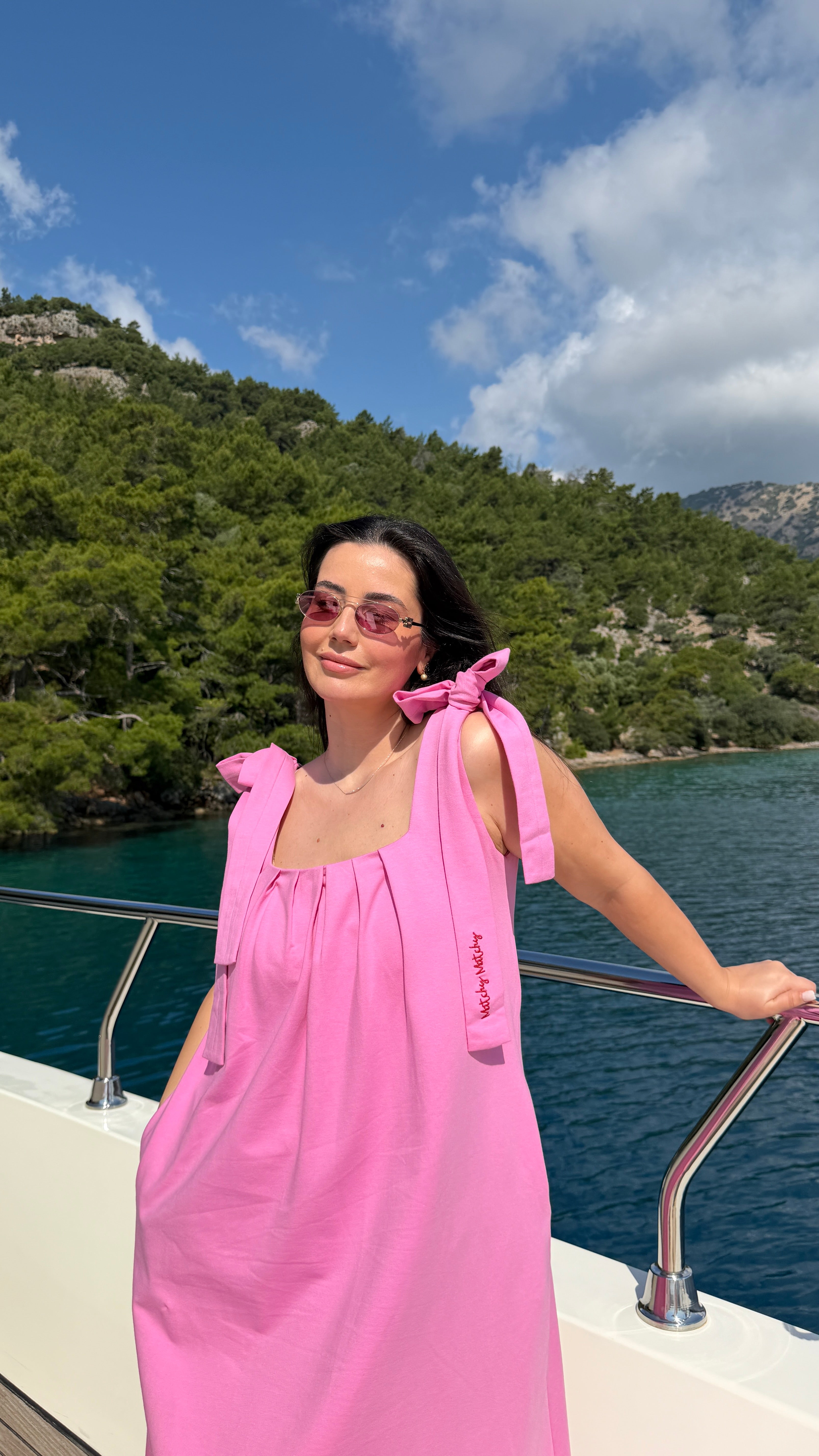 Kadın Pembe Elbise