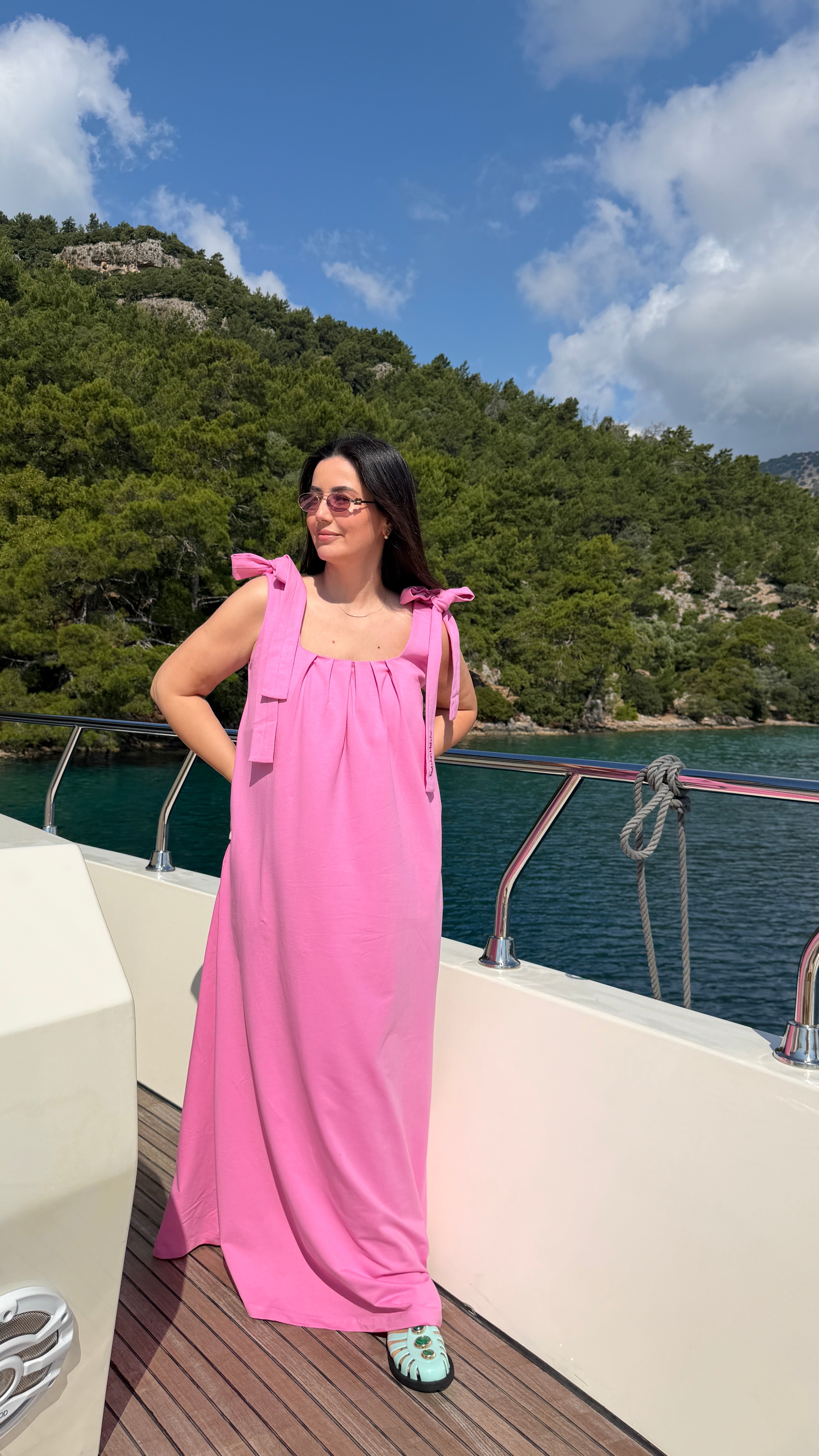 Kadın Pembe Elbise