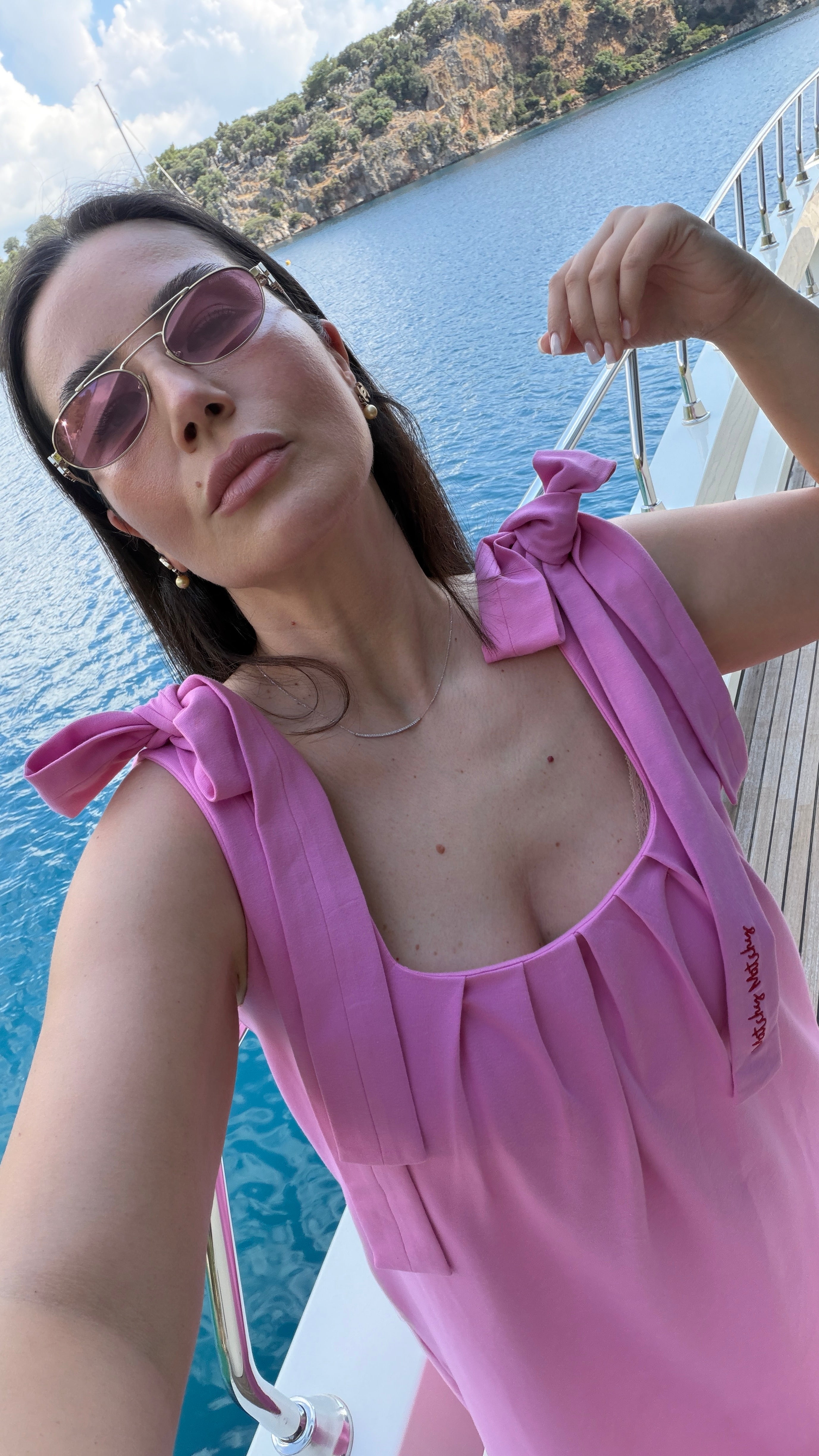 Kadın Pembe Elbise
